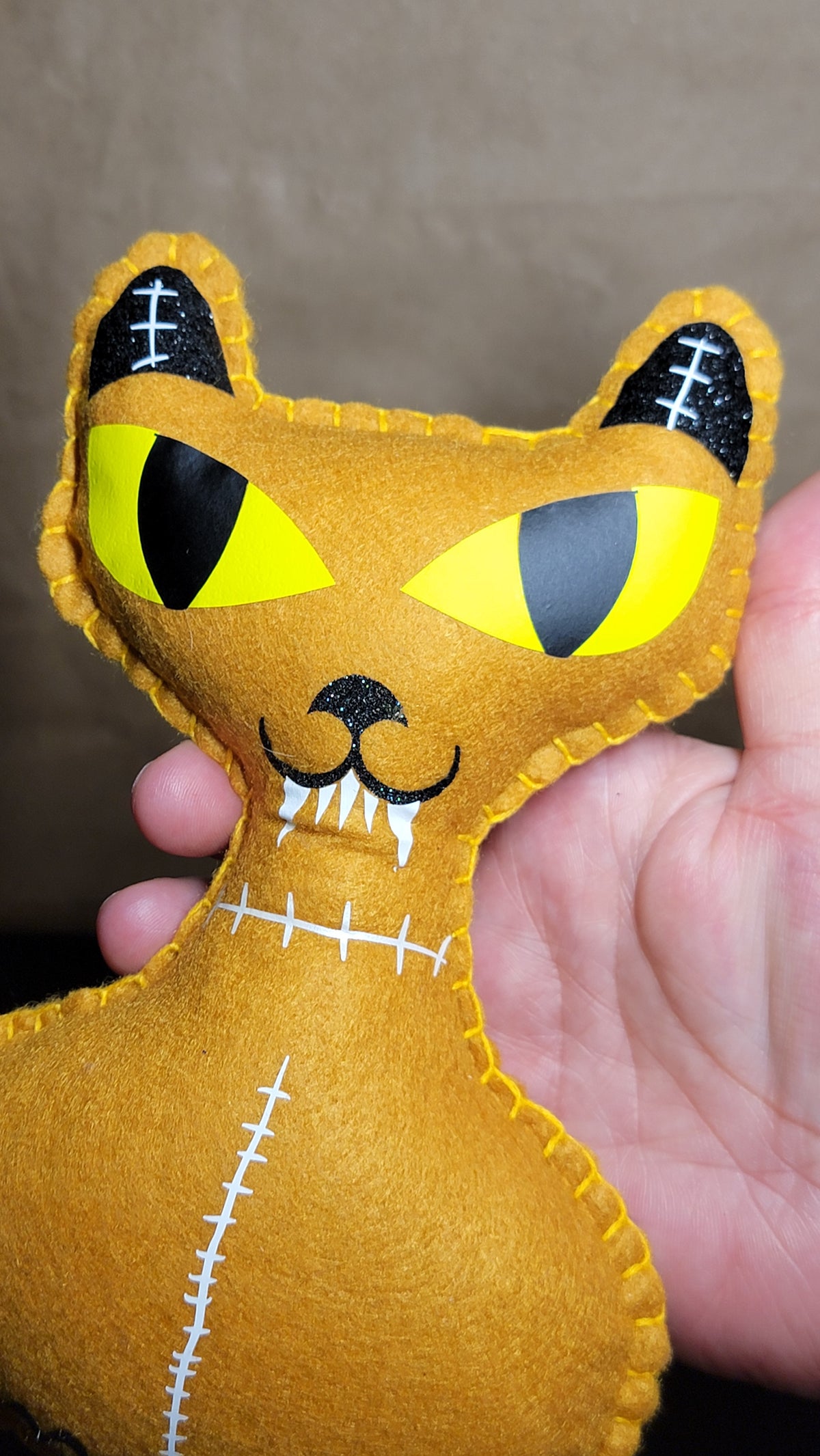 Ready-to-ship killer kitty cat plush collectible⠋