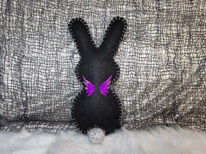 Magic Spell Bunny – Large Handmade Mystical Bunny Plush -baby blue - made to order