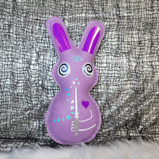 Magic Spell Bunny – Large Handmade Mystical Bunny Plush - made to order