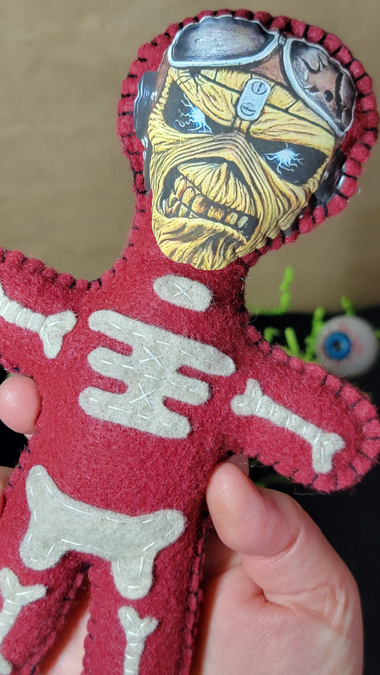 Iron Maiden Eddie Music Mascot Stitchling – On the Creepy Side – Ready to Ship