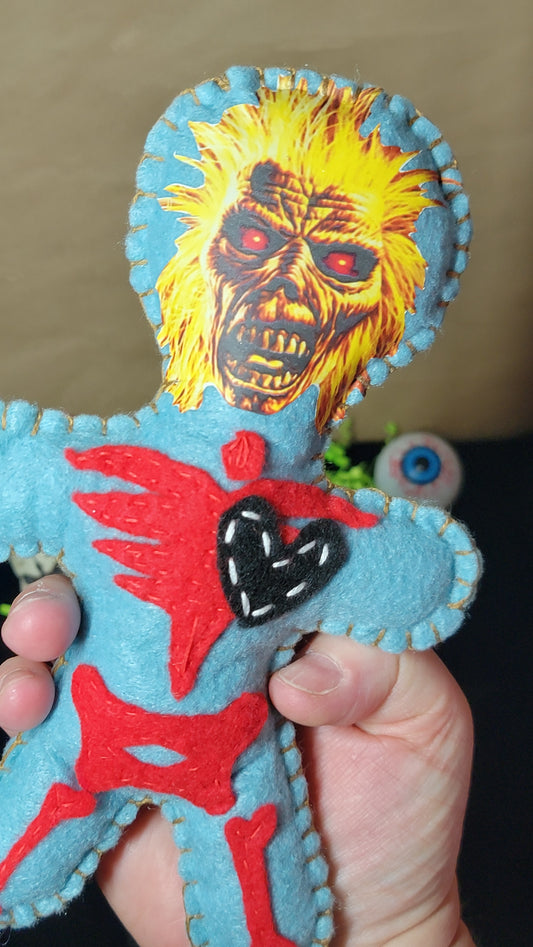Iron Maiden Eddie Music Mascot Stitchling – On the Creepy Side – Ready to Ship