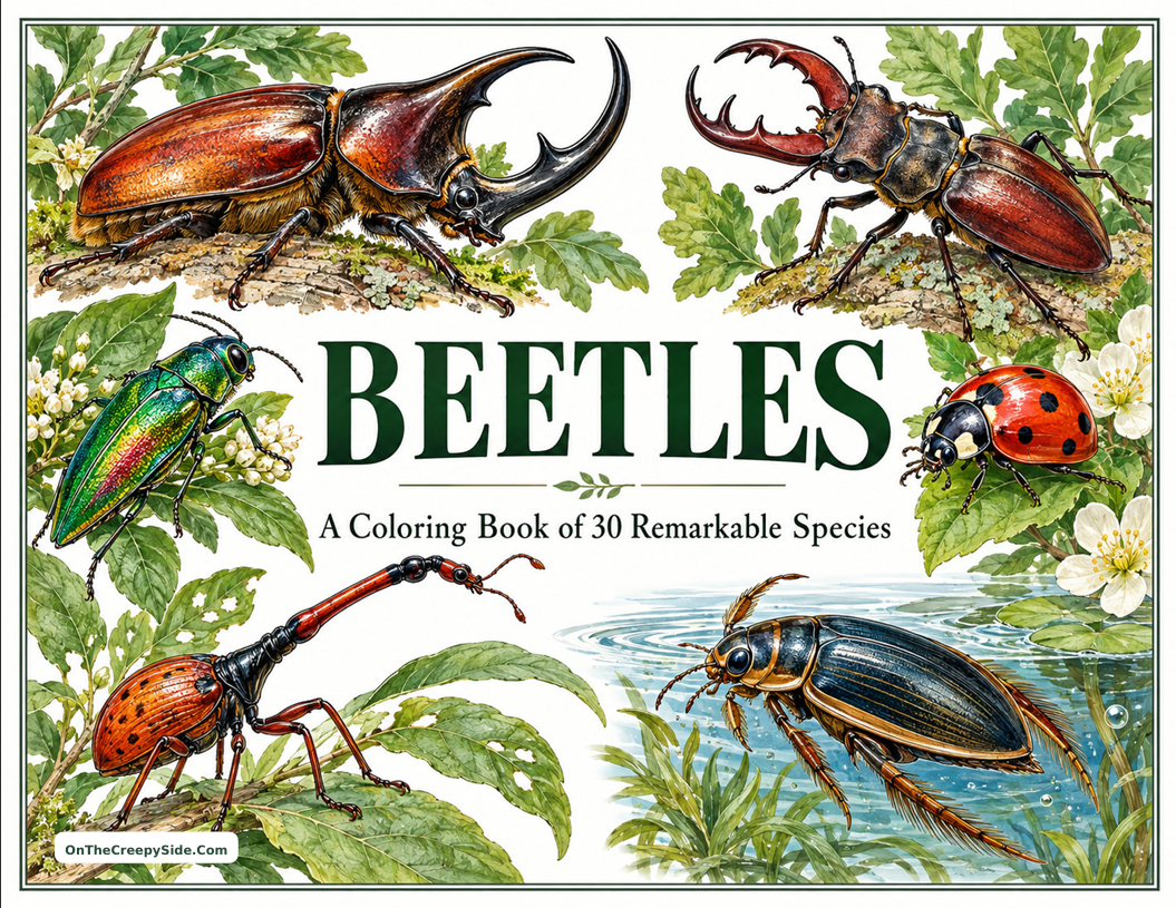 Beetles - a coloring book of 30 species 