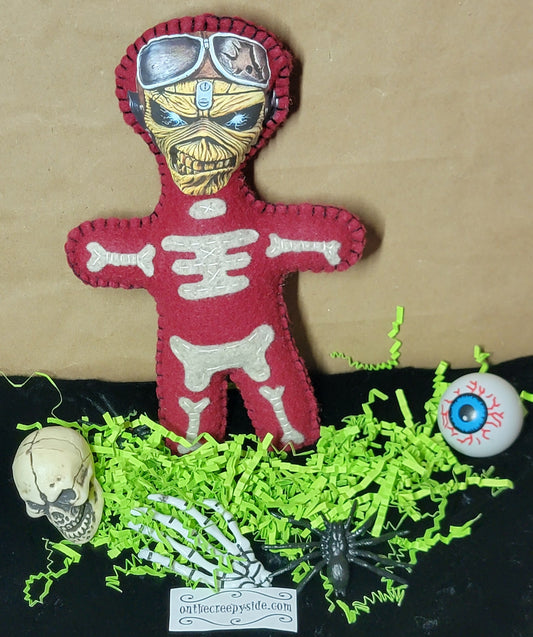 Iron Maiden Eddie Music Mascot Stitchling – On the Creepy Side – Ready to Ship