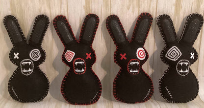 Psycho Killer Bunny Holding a Sledge Hammer behind its back! Made to order & Personalizable