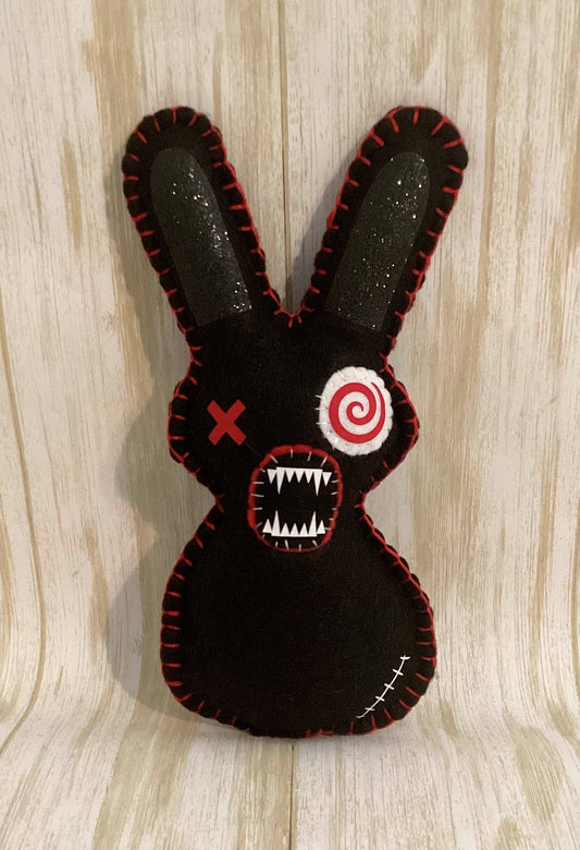 Psycho Killer Bunny Holding a Hatchet behind its back! Made to order & Personalizable