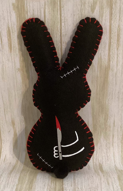 Psycho Killer Bunny Holding a Sledge Hammer behind its back! Made to order & Personalizable