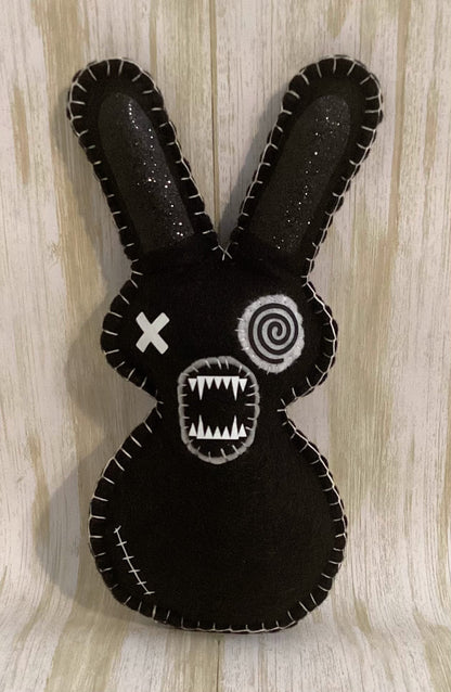 Psycho Killer Bunny Holding a Sledge Hammer behind its back! Made to order & Personalizable