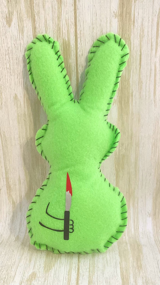 Zombie Bunny Plush – Personalized Handmade Creepy Easter Bunny - Made to Order