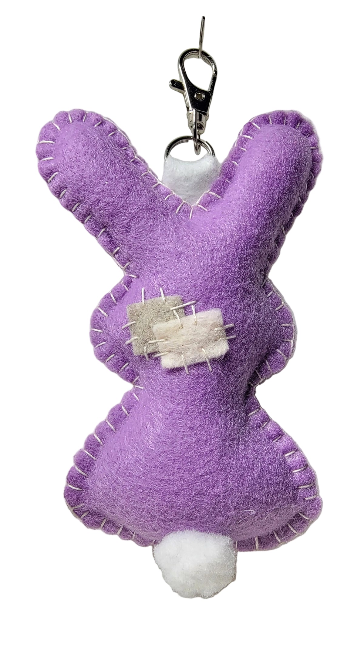 OOAK Mini Bunny Plush keychain / bag charm - Handmade - Ready to ship